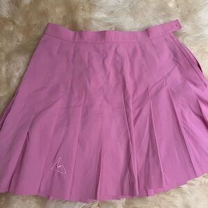 Le Coq Sportif Women's Pink Mini Skirt